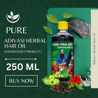 Hakki Pikki Neelambari Adivasi Herbal Hair Oil ✅