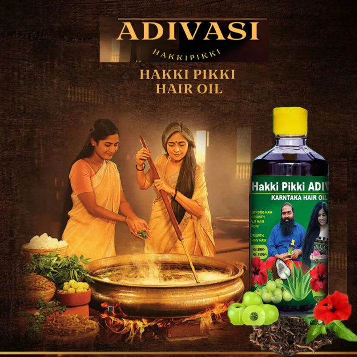 Hakki Pikki Neelambari Adivasi Herbal Hair Oil ✅